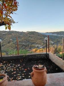 Il giardino con vista sulla vallata